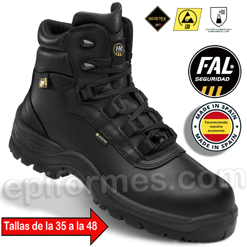 Bota de seguridad FAL, fabricado por los mismos fabrican las chirucas ¿Te suenan?