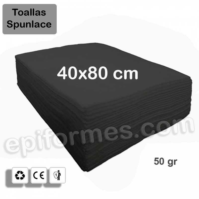 100 x Toallas Desechables Spun-Lace 40x80cm