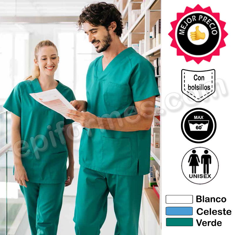 PIJAMA SANITARIO COMPLETO VELILLA :: Zona UEx, Tu Tienda Universitaria