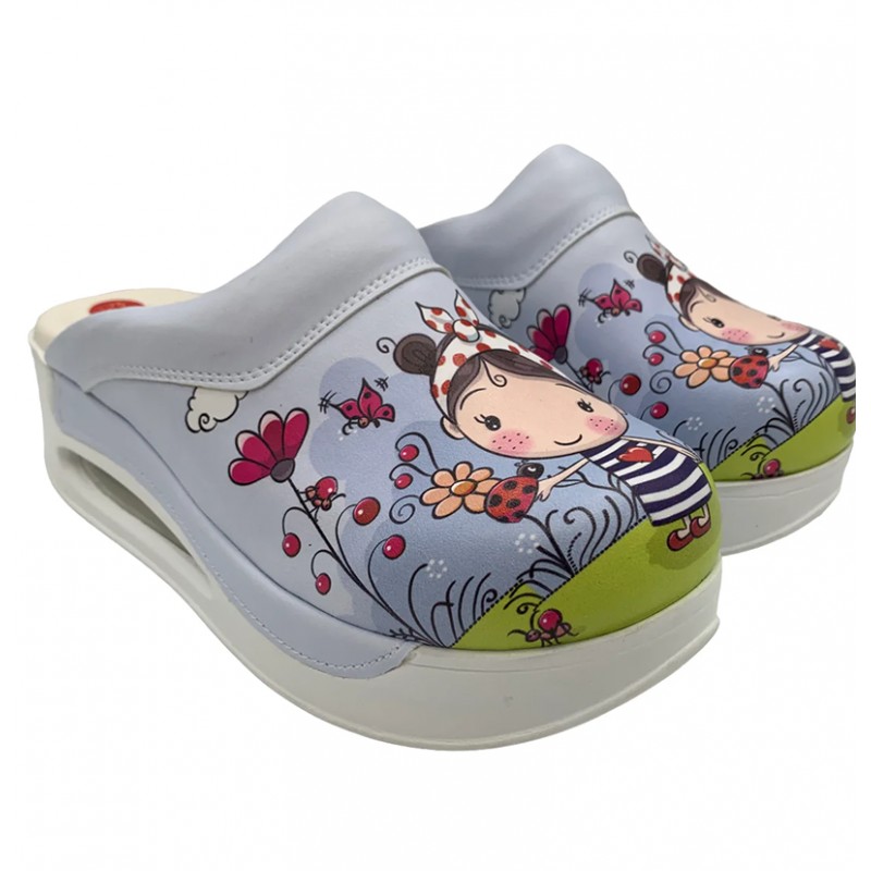 Zapatillas Zuecos Maestra Zuecos De Trabajo Eva De CALZADOS DIAN EVA