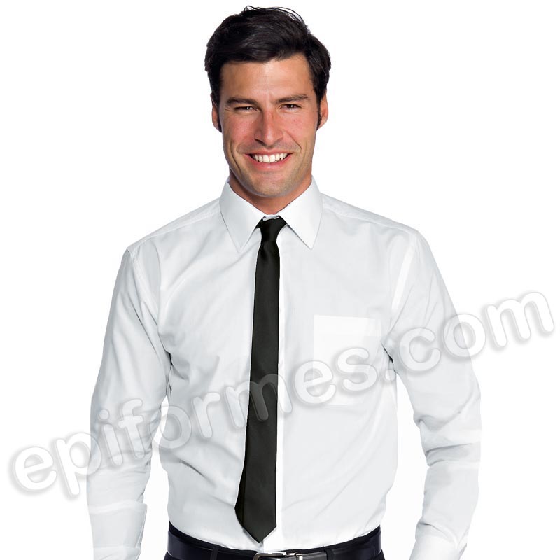 corbata estrecha negra