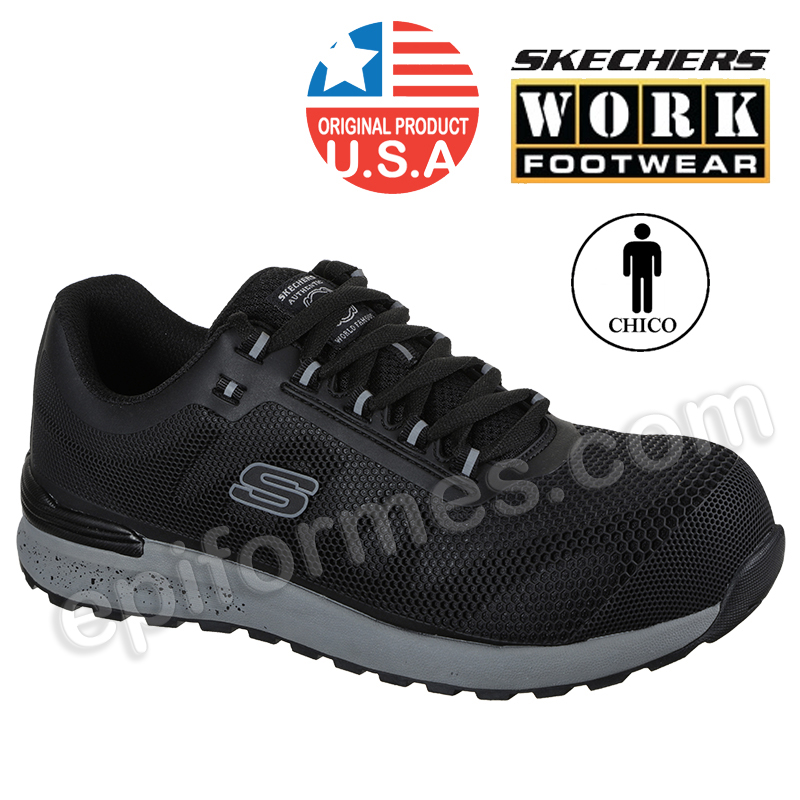 Zapatilla SEGURIDAD Mujer Skechers Work: Bulklin - Ayak S1