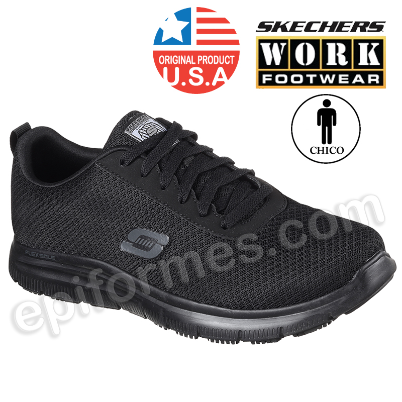 Zapato de trabajo skechers antideslizante