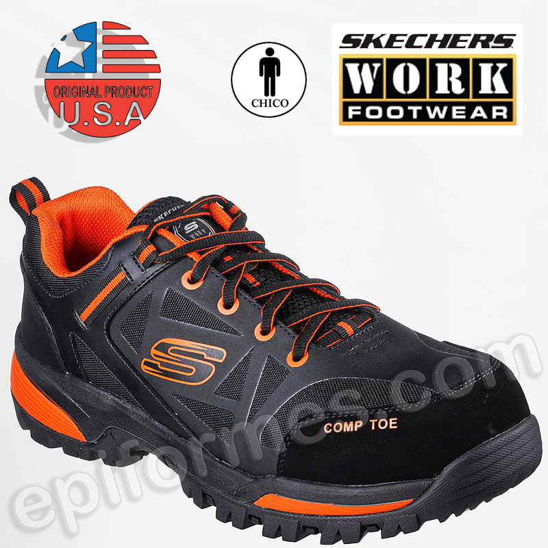 Skechers Antideslizantes Zapatos De Seguridad Skechers Para Hombre