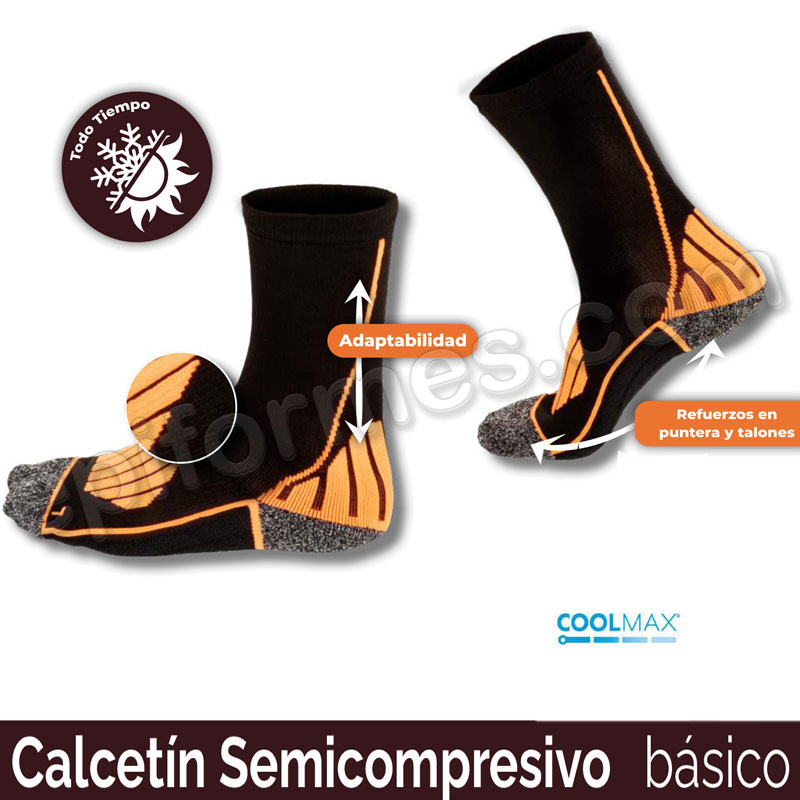 Calcetín semicompresivo básico