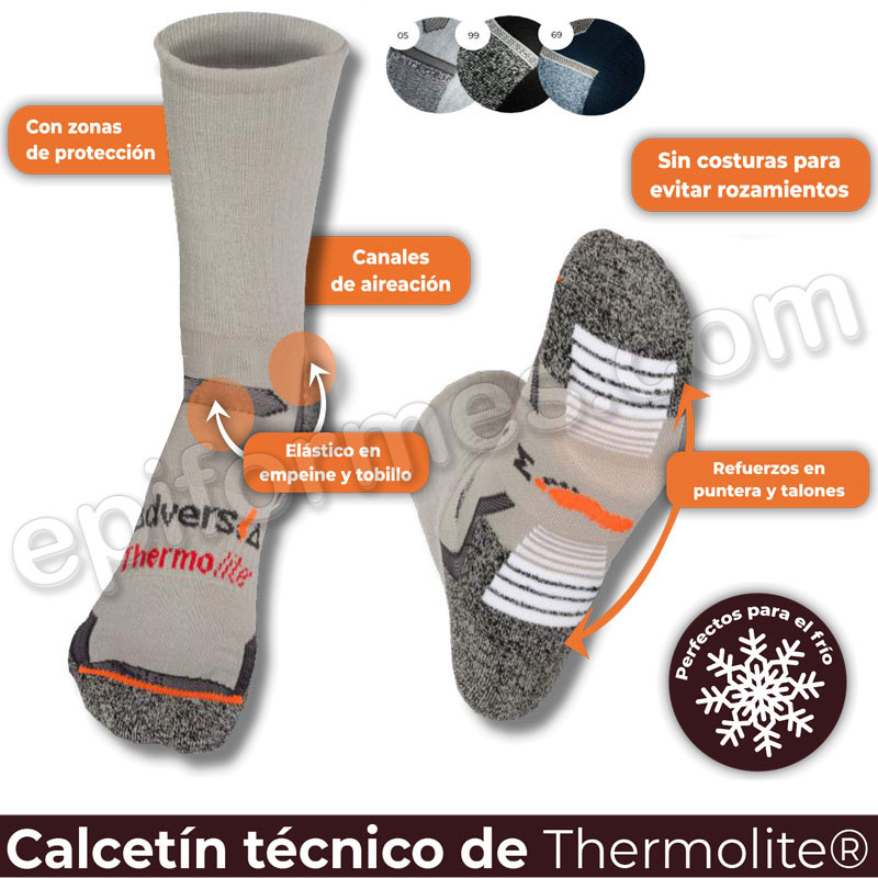Calcetín térmico con Thermolite®