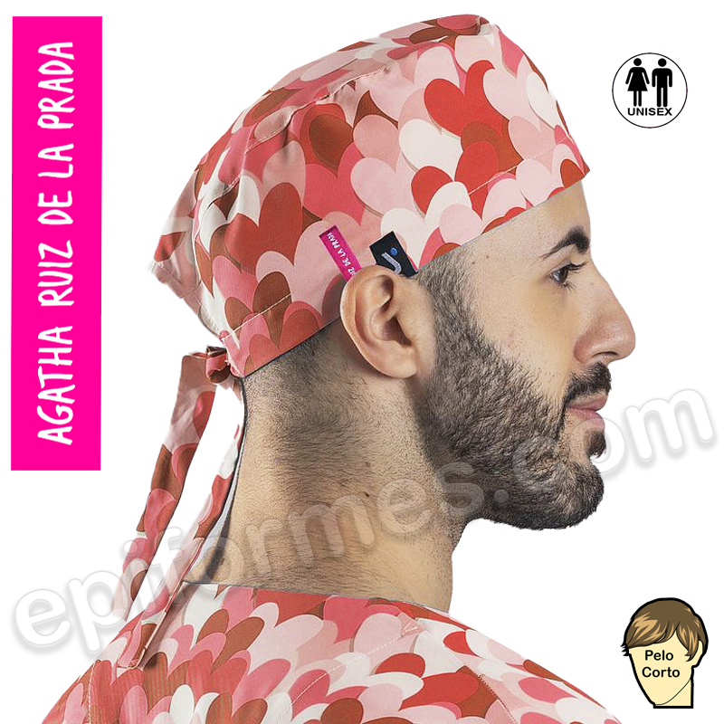 Gorro sanidad Agatha Ruiz de la Prada, rojo