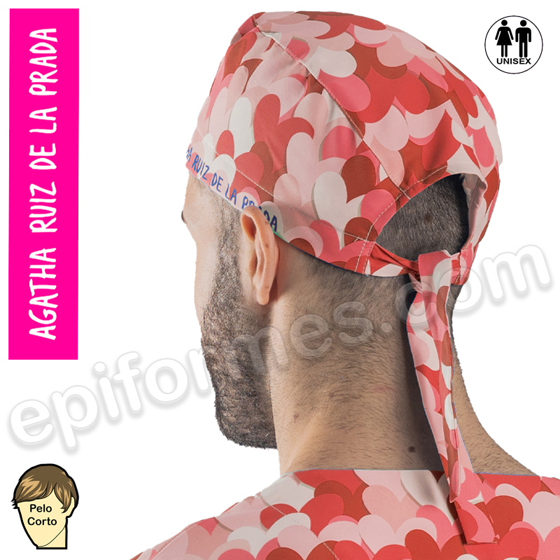 Gorro sanidad Agatha Ruiz de la Prada, rojo