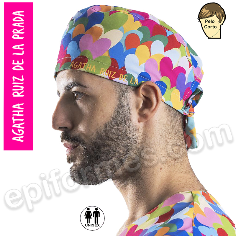 Gorro sanidad Agatha Ruiz de la Prada, multicolor