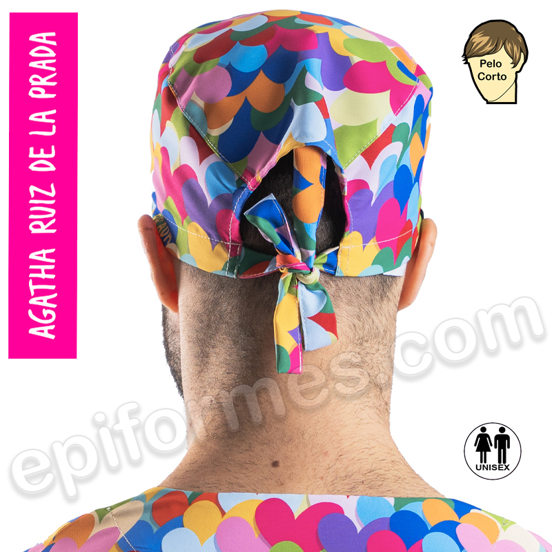 Gorro sanidad Agatha Ruiz de la Prada, multicolor