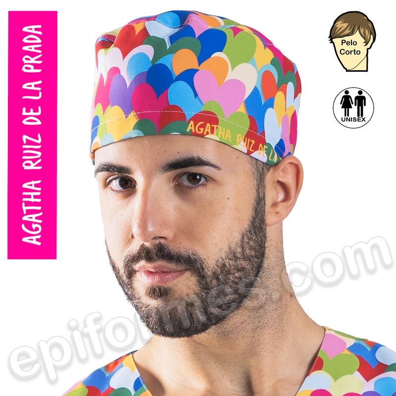 Gorro sanidad Agatha Ruiz de la Prada, multicolor