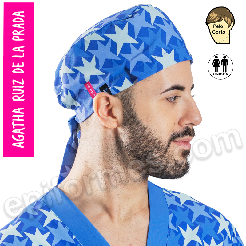 Gorro sanidad Agatha Ruiz de la Prada, azul 