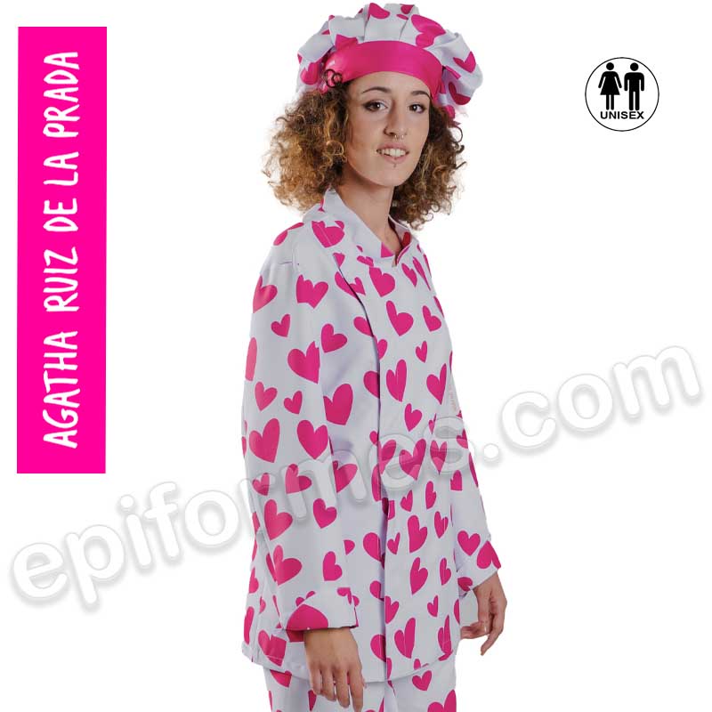 Chaqueta cocina Agatha Ruiz de la Prada corazones