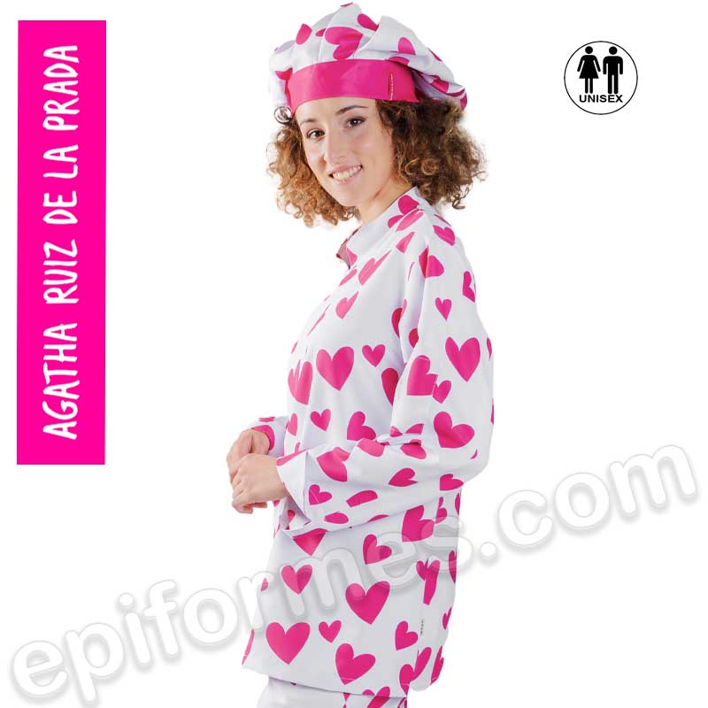 Chaqueta cocina Agatha Ruiz de la Prada corazones