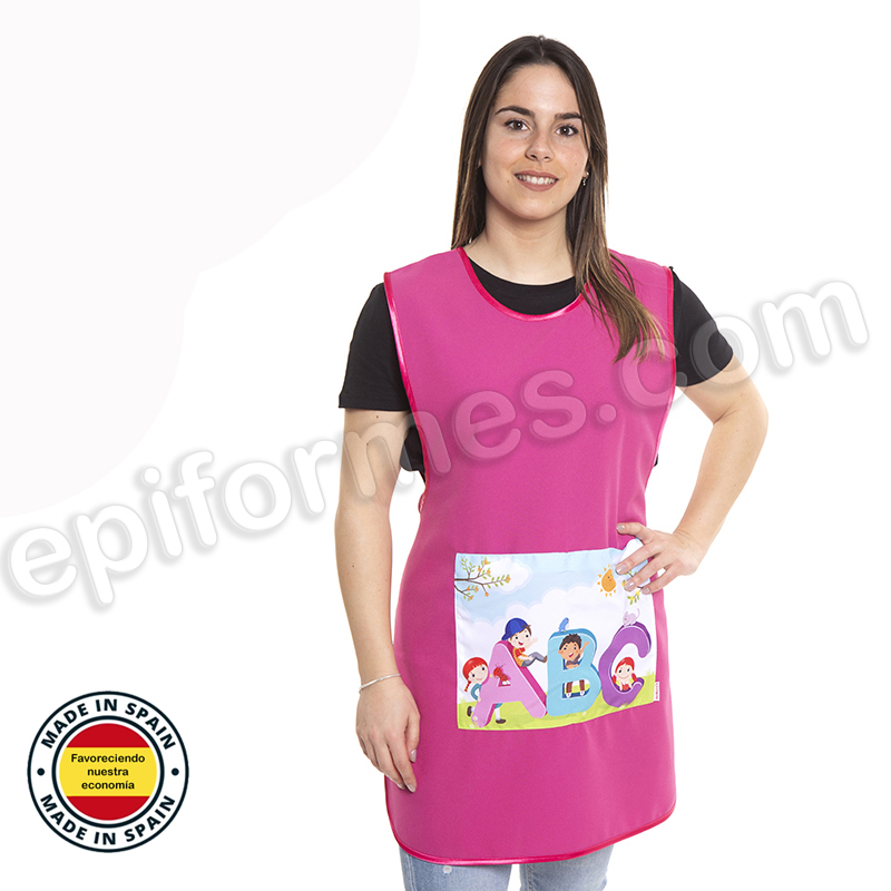 Estola maestra estampada ABC en bolsillo