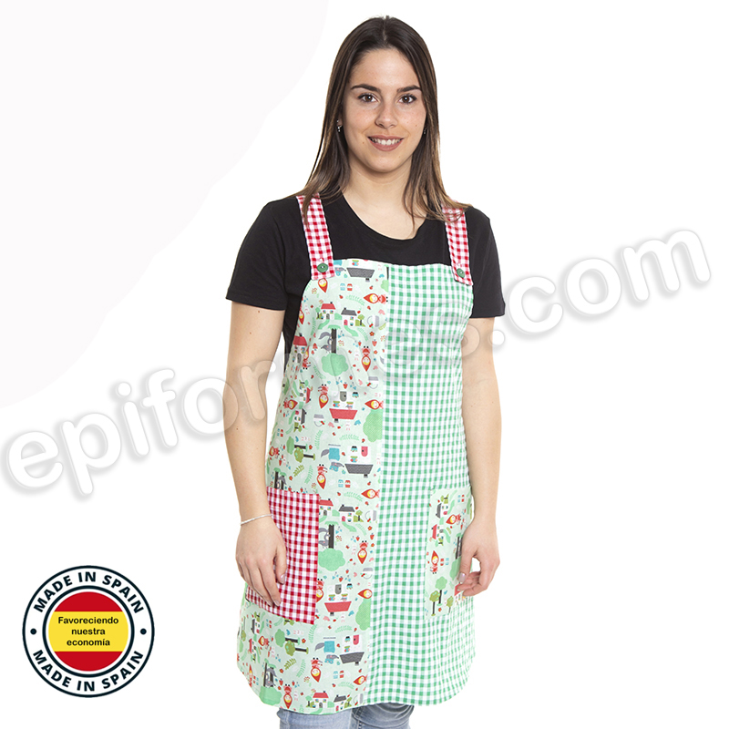 Estola maestra estampada Caperucita