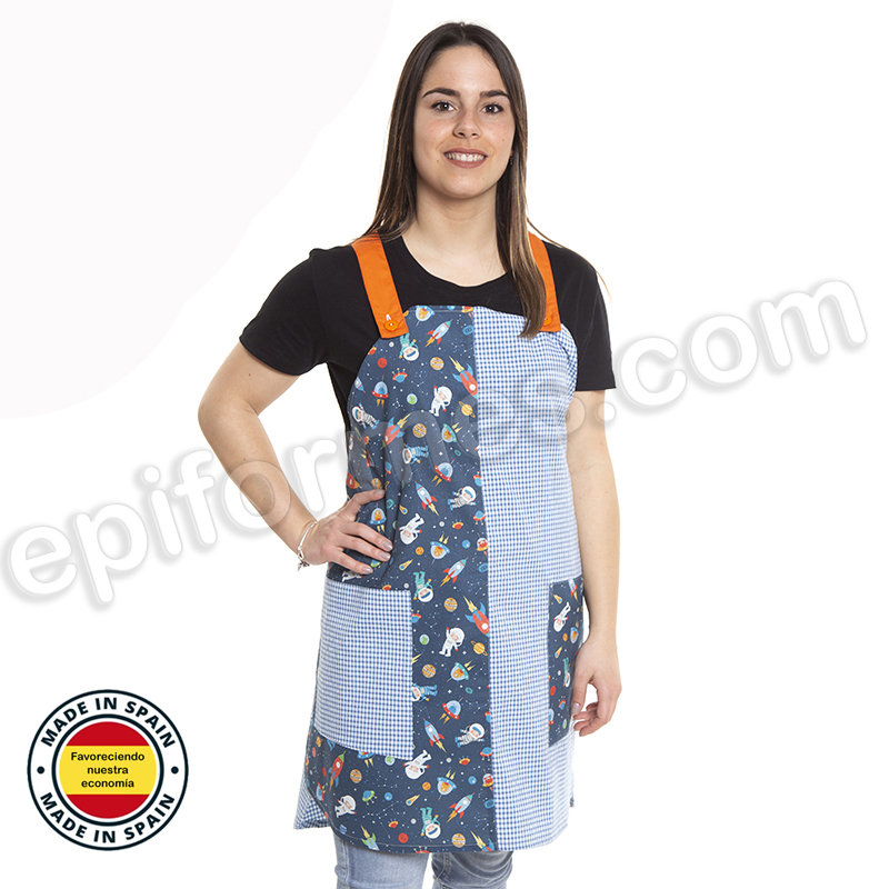 Estola maestra estampada espacio