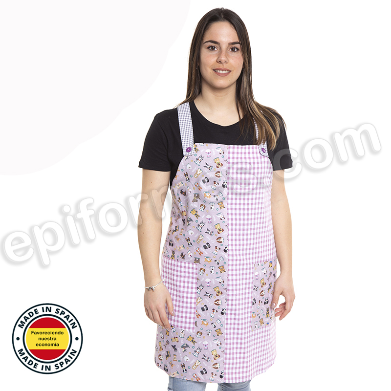 Estola maestra estampada mascotas