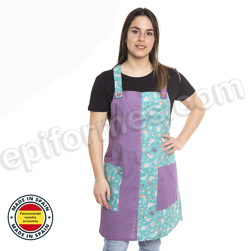 Estola maestra estampada sirenas