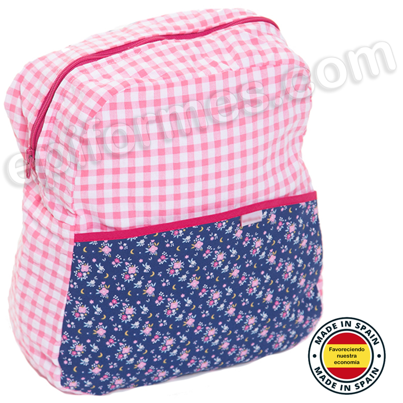 Mochila infantil flor marino