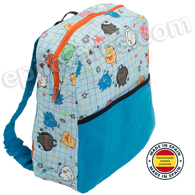 Mochila infantil monster