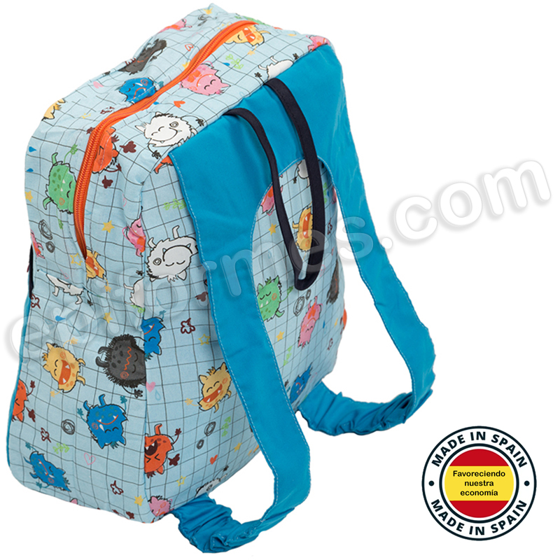 Mochila infantil monster