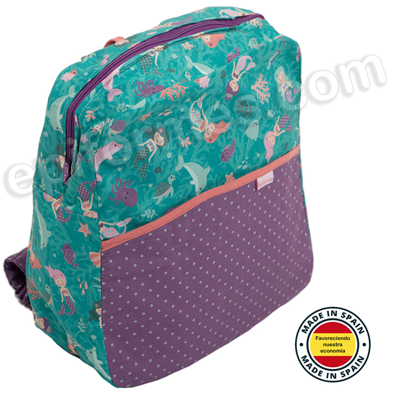 Mochila infantil sirenas