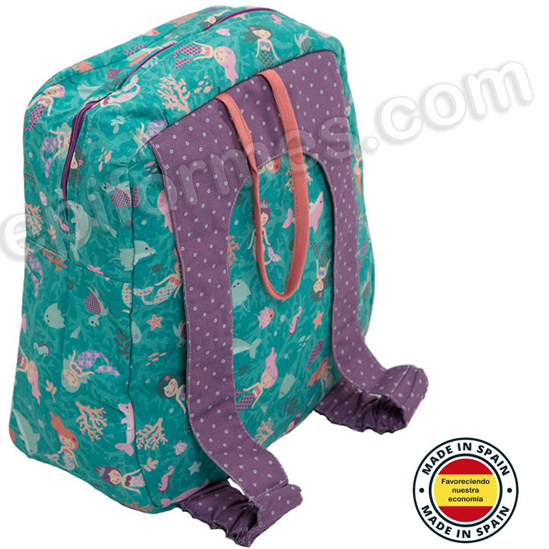 Mochila infantil sirenas