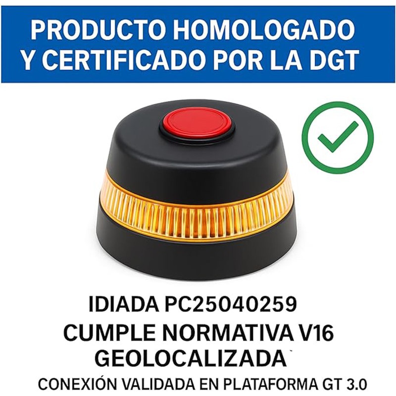 Baliza V16 Homologada, autorizada DGT