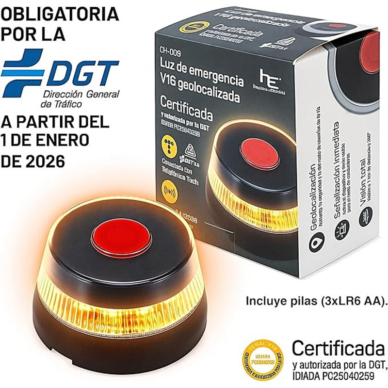Baliza V16 Homologada, autorizada DGT