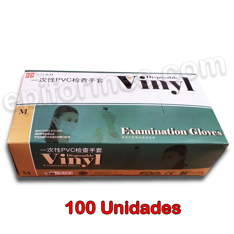 ULTIMA CAJA 100 guantes de vinilo 