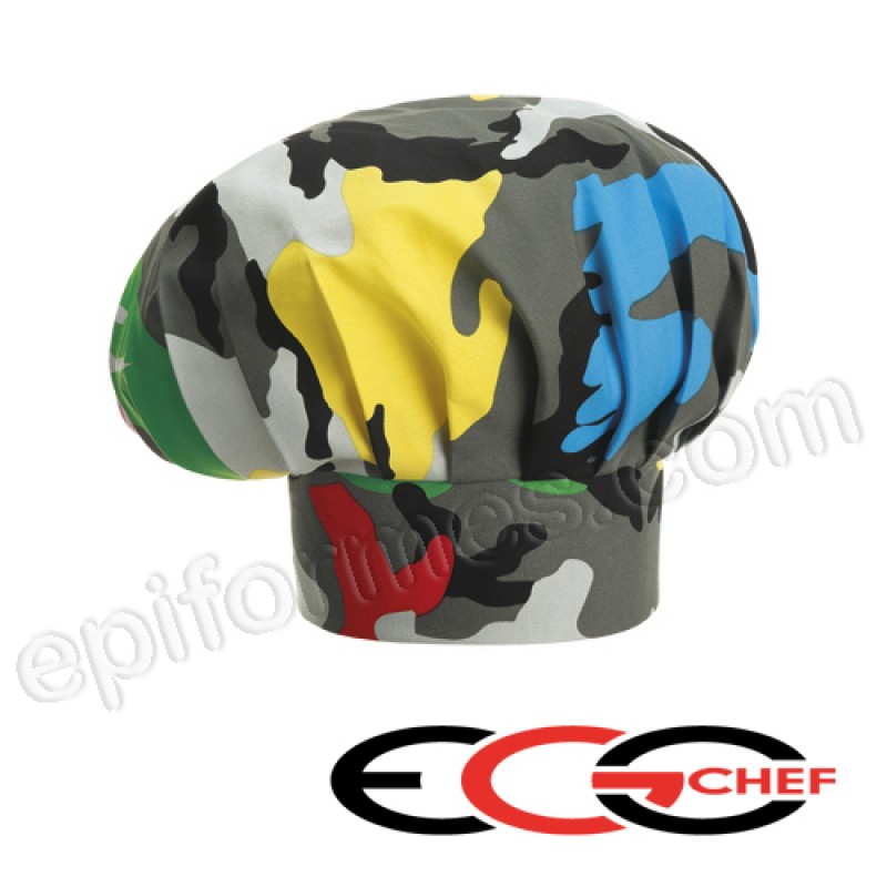 Gorro chef camuflaje