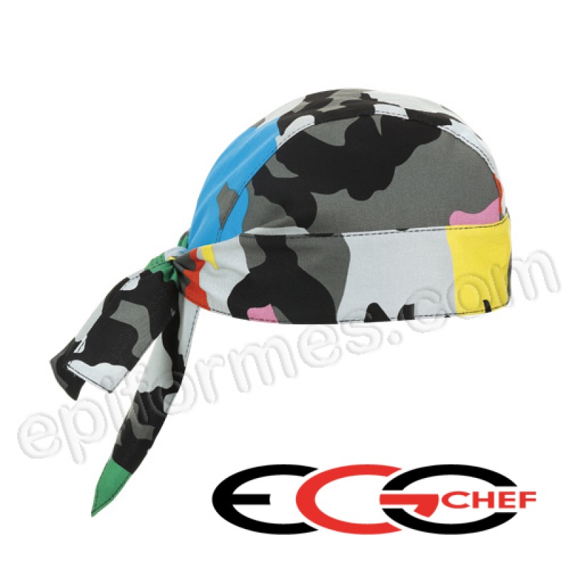 Bandana de cocinero camuflaje