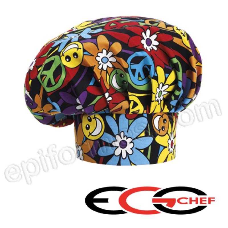 Gorro chef Peace and love