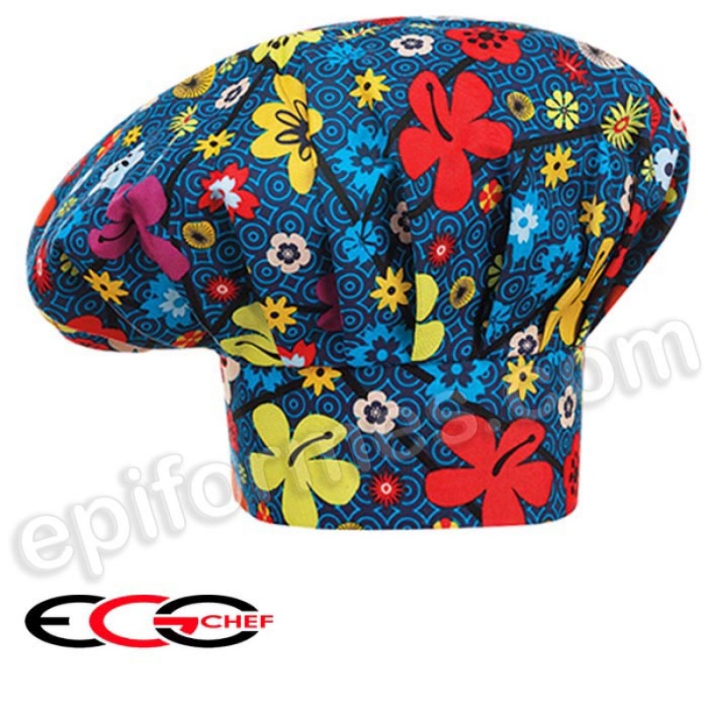 Gorro egochef flores