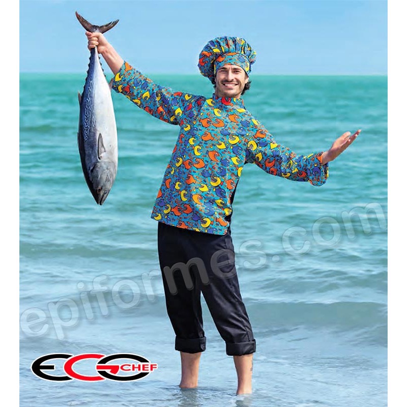 Chaqueta egochef Cocinero tiburones