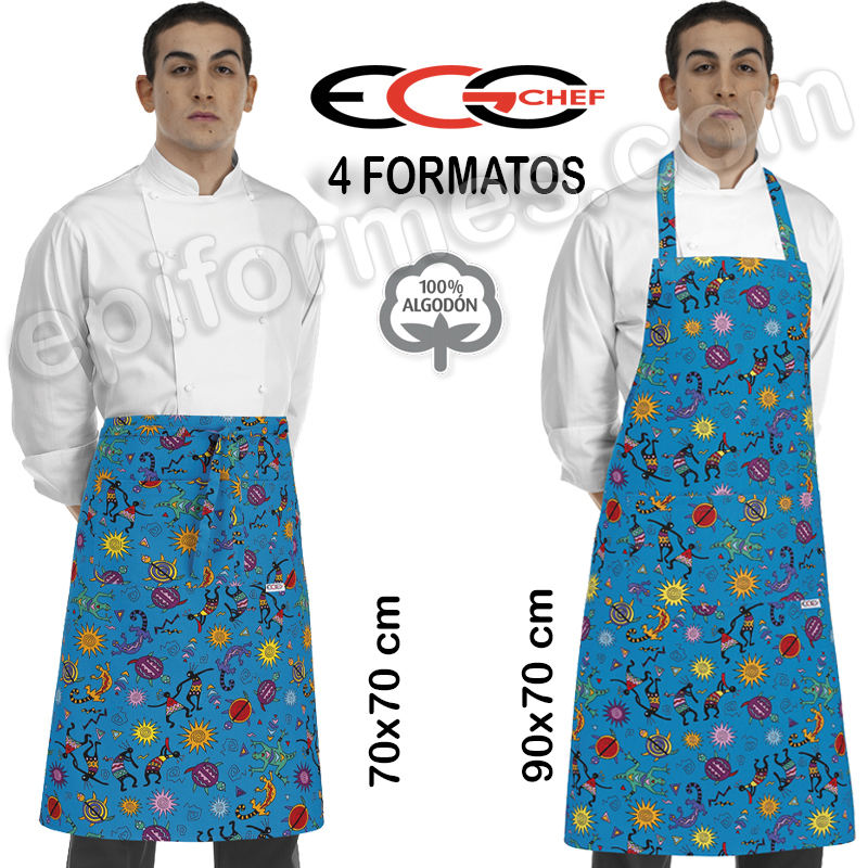 Delantales Egochef Modelo Tribal