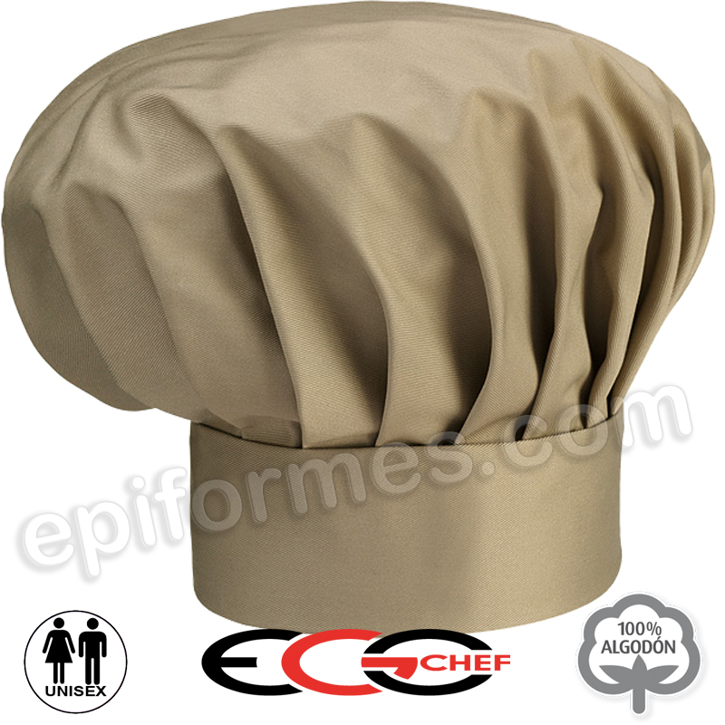 Gorro Cocina  egochef Caqui