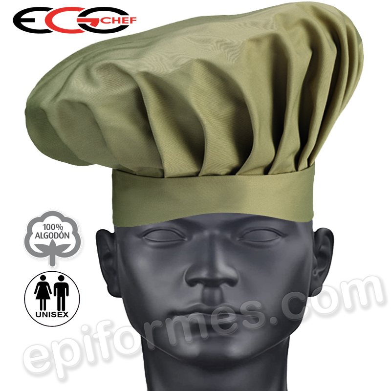 Gorro Cocina  egochef Caqui