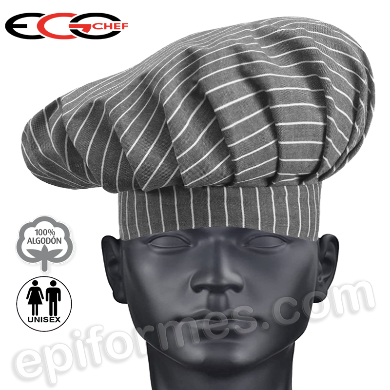 Gorro Cocina  New grey stripe