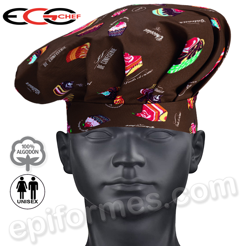 Gorro  chef de cocina dulces