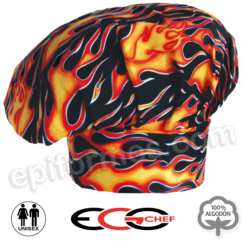 Gorro Cocina Flames