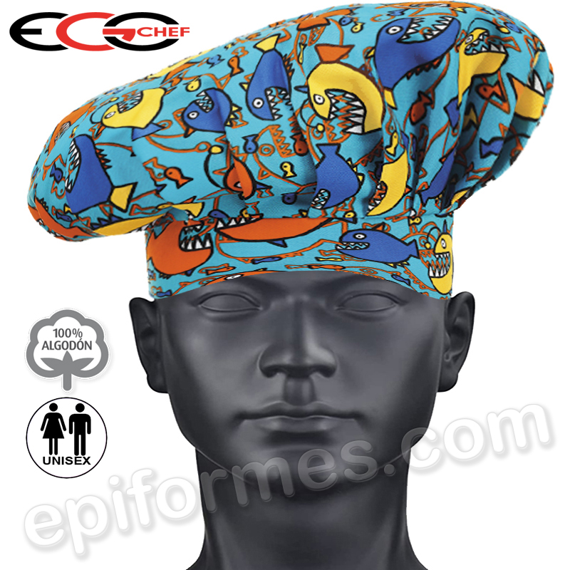 Gorro egochef peces