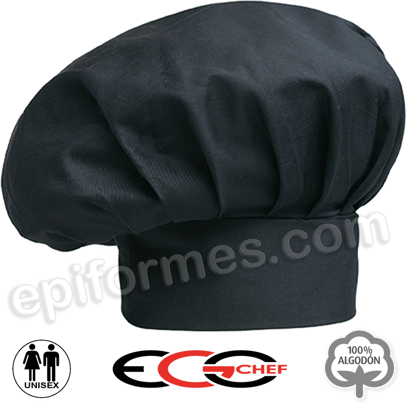 Gorro Cocinero Black