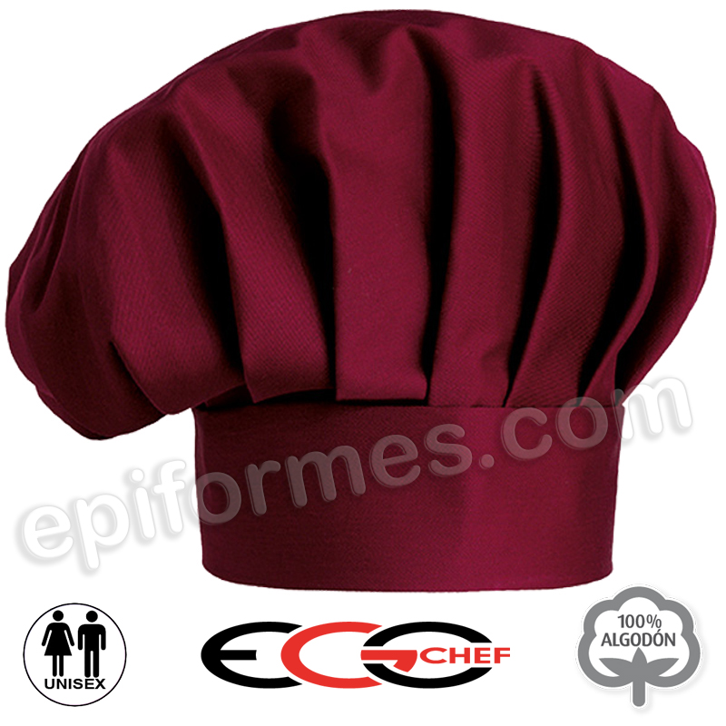 Gorro Cocina Burdeos