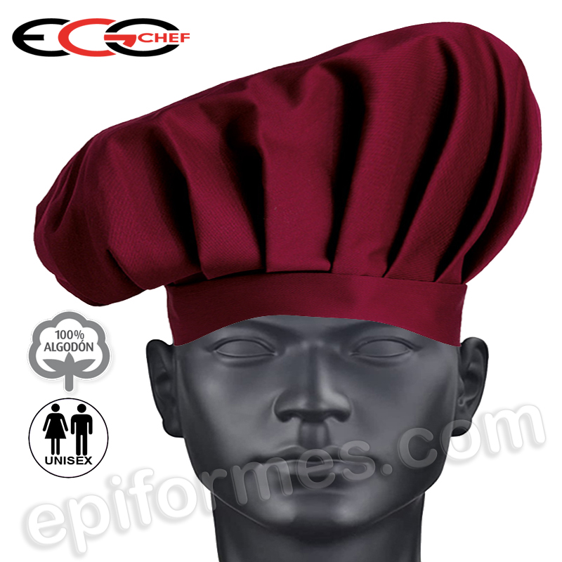 Gorro Cocina Burdeos