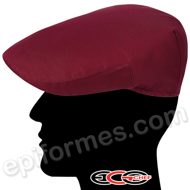 Gorra burdeos