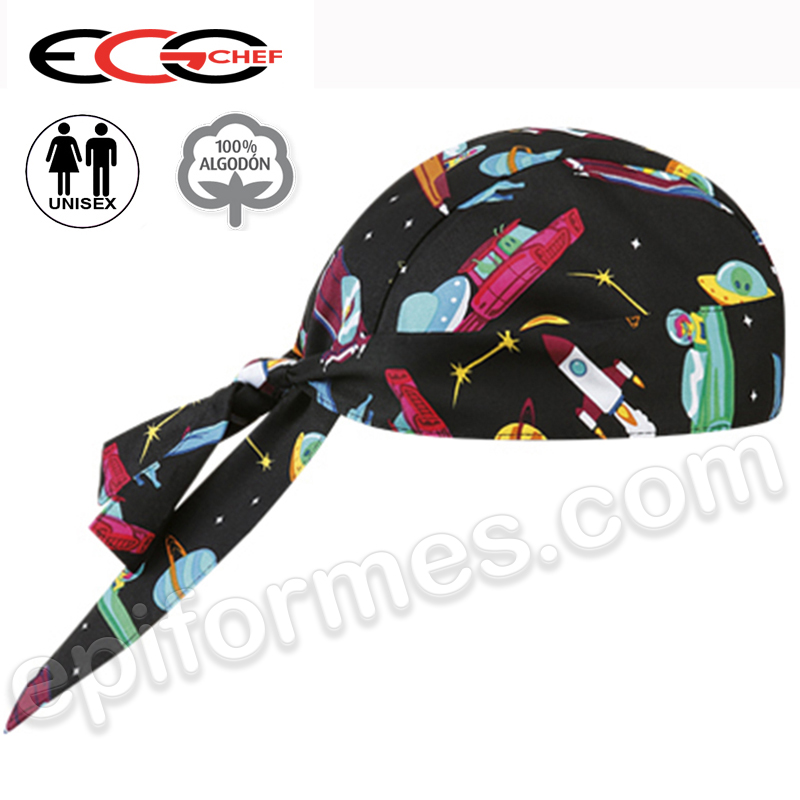 Bandana de cocinero egochef  espacio