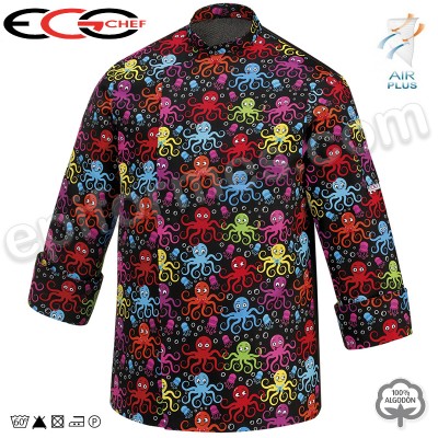 Chaqueta egochef Cocinero pulpos