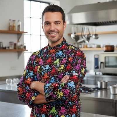 Chaqueta egochef Cocinero pulpos